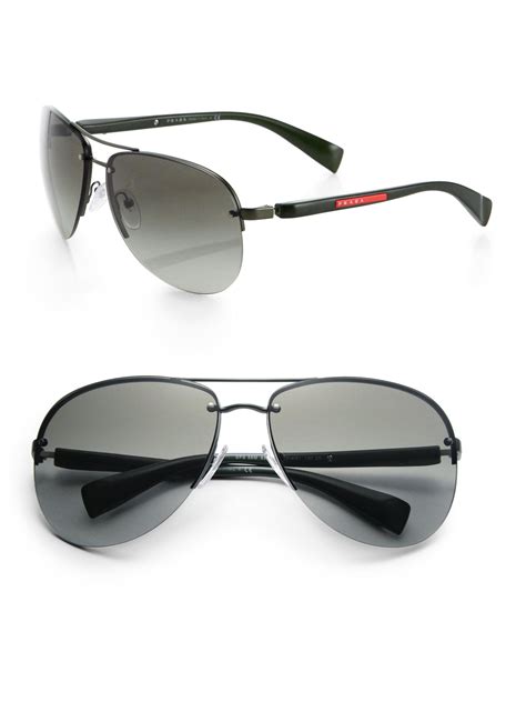 prada aviator sunglasses men|Shop Prada Sunglasses .